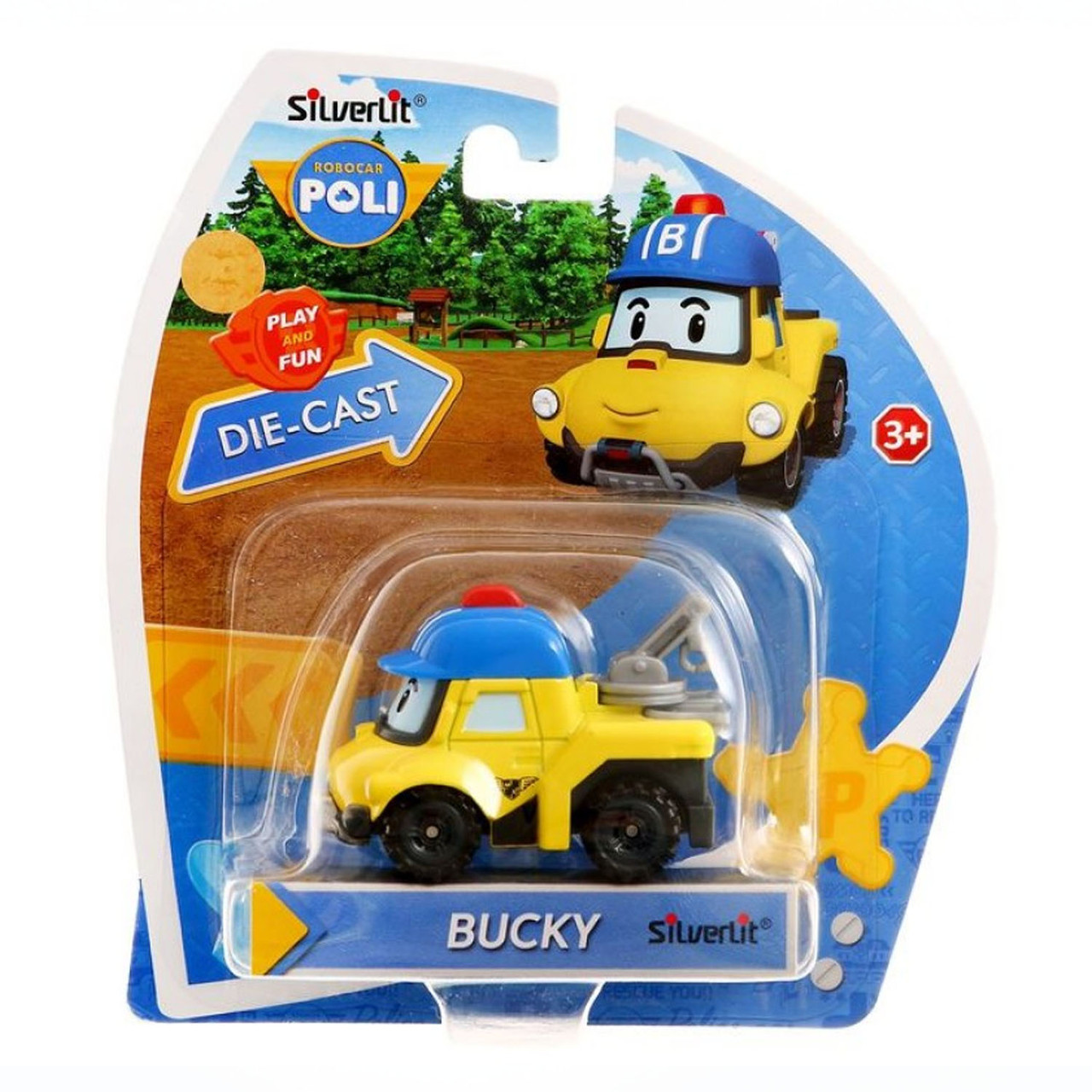 Машинка Робокар Полі (Robocar Poli) - Bucky , Баки , Die-Cast Silverlit