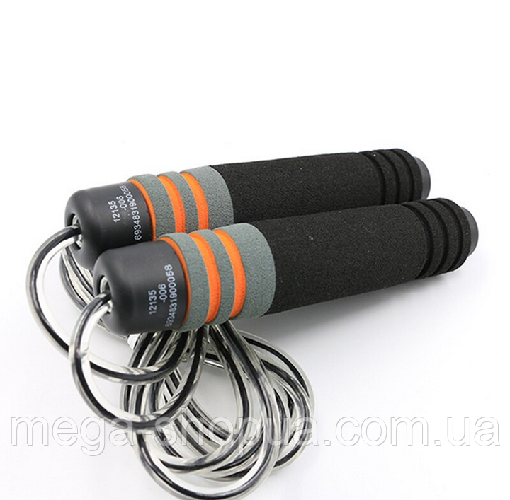 Скакалка скоростная регулируемая на подшипниках для взрослых и детей ...