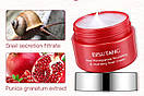 Крем для обличчя Bisutang Red Pomegranate & Snail Cream з екстрактом граната та равлика 30 g, фото 3