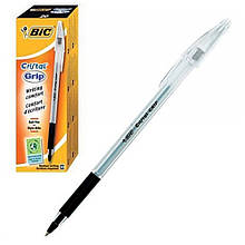 Ручка BIC "Cristal Grip" чорна 802800
