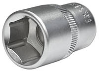 Головка шестигранная 1/2" Cr-V 16мм