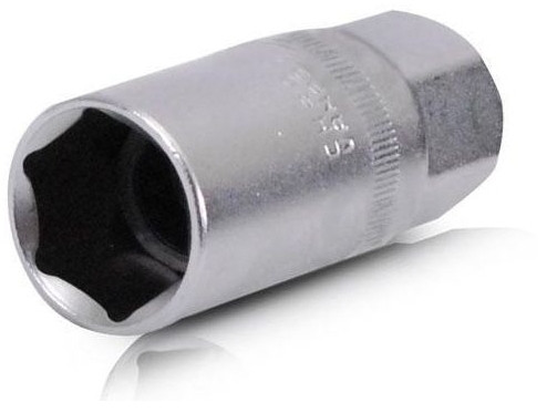 Голівка шестигранна свічкова 1/2" Cr-V 16мм