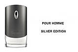 Pour Homme Silver Edition туалетна вода 100 ml. (Мужські Сільвер Едішн Пур Хом), фото 4