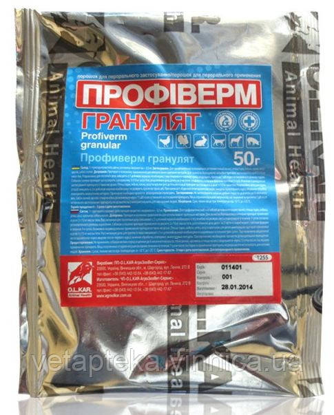 Профіверм гранулят 50г O.L.KAR