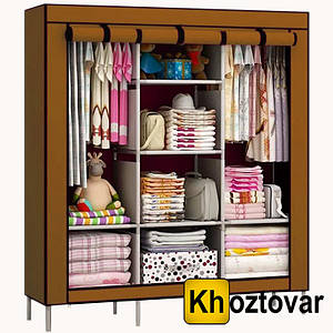 Мобільна тканинна шафа для одягу HCX Storage Wardrobe No88130