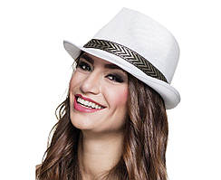 Карнавальний капелюх Федора бежевий