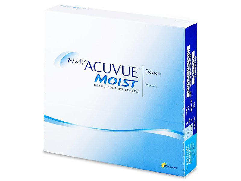 Контактні лінзи 1 Day Acuvaue Moist (90 шт)