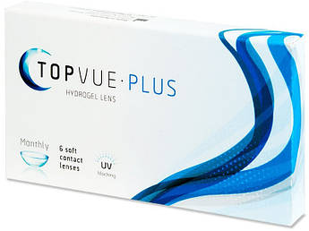Контактні лінзи TopVue Monthly Plus (6 шт).