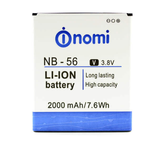 Акумулятор NB-56 (Li-ion 3.8 V 2000mAh) для мобільного телефону Nomi i503 Jump