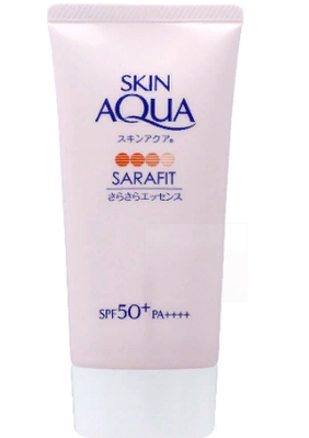 Сонцезахисна есенція з квітковим ароматом Skin Aqua Sarafit UV Essence SPF50+ PA++