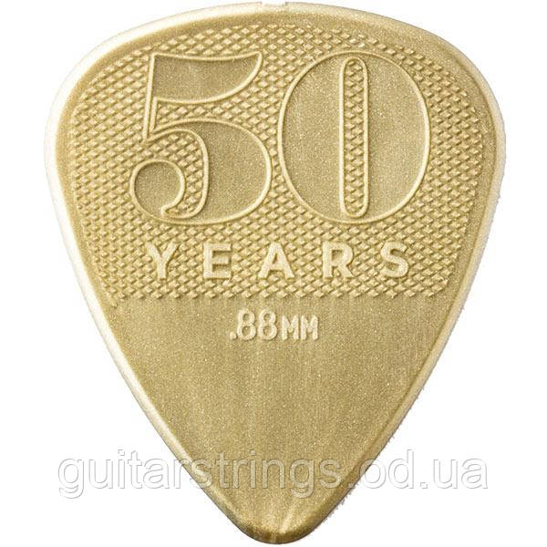 Медіатор Dunlop 442R.88 Gold Nylon 50th Anniversary 0.88 mm, фото 1