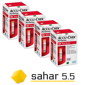 Смужки-Акку Чек Перформа 4 уп. по 50шт. - Accu Chek Performa