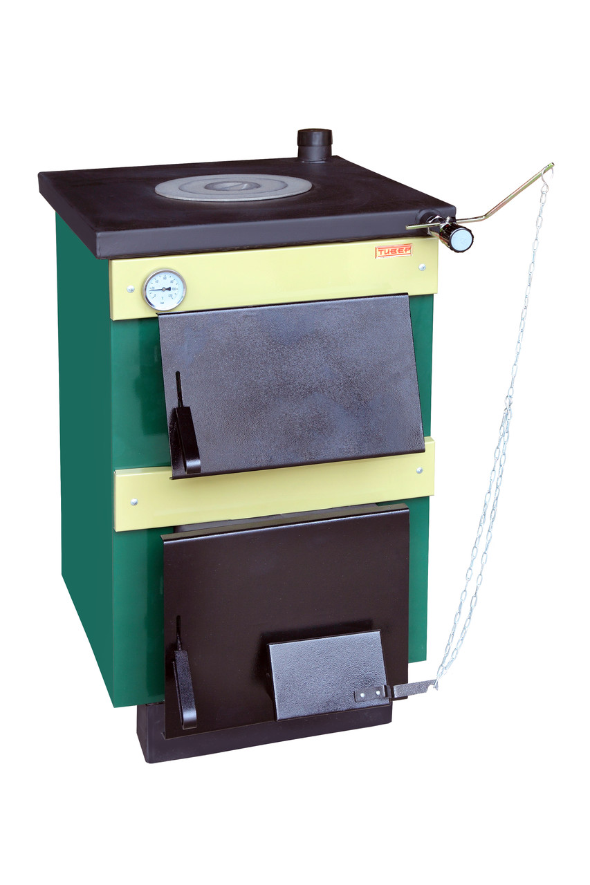 Твердопаливний котел тивер актв 14 з плитою