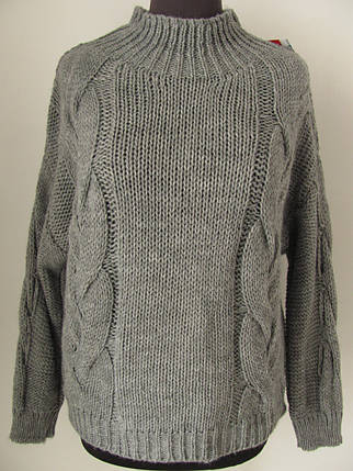 Зимовий молодіжний светрик з "дірявими" рукавами, стиль і мода взимку, фото 2