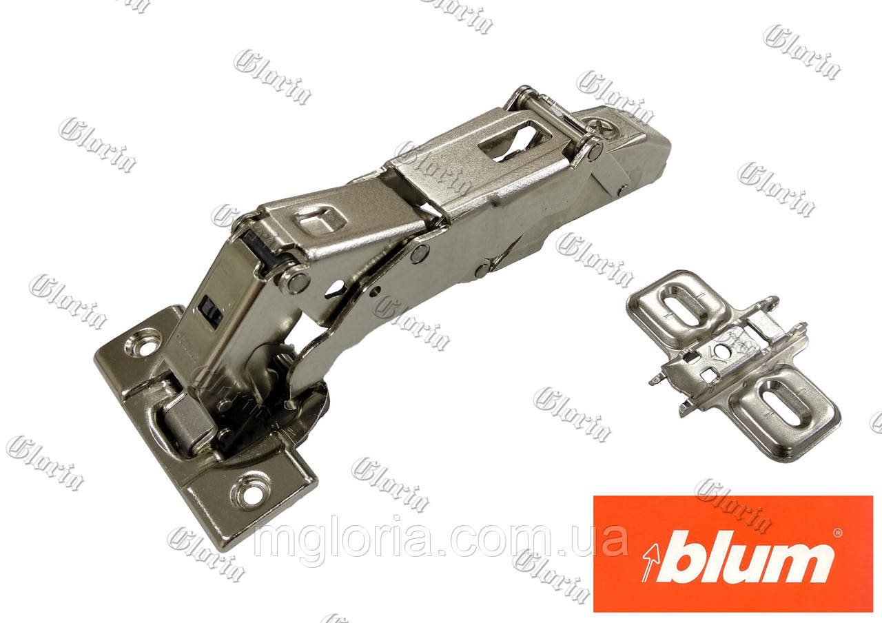 Завіса 155° Blum Clip-Top накладна з дотягувачем 71B7550