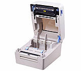 Принтер етикеток, термотрансферний принтер Xprinter XP-TT424B білий (XP-TT424B), фото 5
