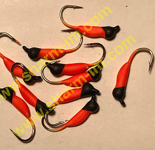 Мормилка вольфрамова Bravo 5625-232 2,5 мм 0,35 г. Оса з вушком фарбована