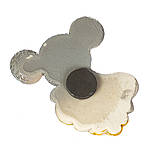 Магніт сувенір на новий рік "Мишка з монетами" (8х6,5 см), фото 2