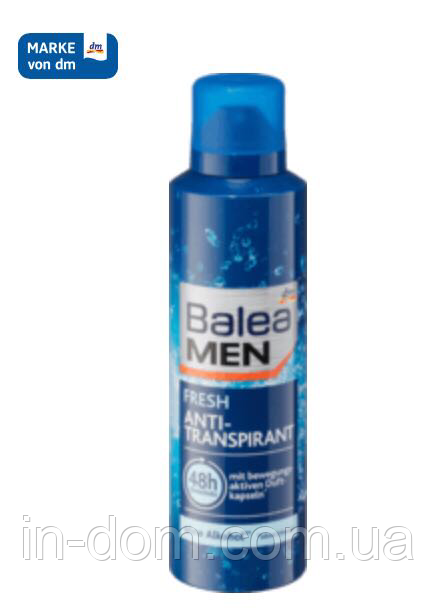 Balea MEN Doodorant Anti-Transpirant Fresh чоловічий дезодорант-антиперспірант Свіжість 200 мл