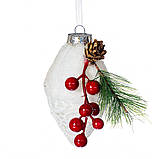 Елочна іграшка "Кружний кристал" (набір 6 шт.), фото 2