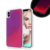 Чохол Neon Sand для Huawei Mate 20 Violet Pink