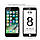 Защитное 4D стекло черное для iphone 7/ iPhone 8, фото 4