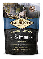 Сухий корм Carnilove Salmon Adult (Карнілав лосось для дорослих собак всіх порід), 1,5кг.