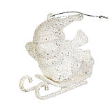 Елочна іграшка "Золотий Дід Мороз" (8х7.5 см), фото 5