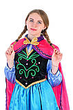Анна «Холодне серце» дорослий карнавальний костюм, фото 3