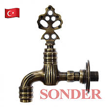 Кран для турецкой бани, хамама Sonder 006 B (бронза)