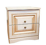 Тумба приліжкова Ніколь патина (Світ меблів) 460х440х520мм, фото 4