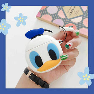 Чохол Case для Apple AirPods Alitek Disney Дональд Дак + тримач, фото 2