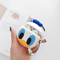 Чохол Case для Apple AirPods Alitek Disney Дональд Дак + тримач, фото 3