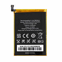 Акумулятор для мобільного телефона Oukitel K4000 Plus / (Li-ion 3.8 V 4100 mAh)