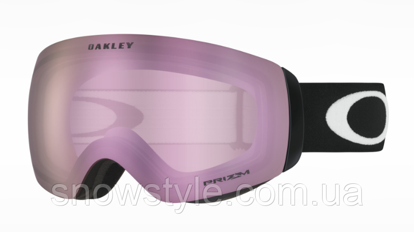 Маска гірськолижна Oakley Flight Deck XM Matte Black Лінза Prizm Hi Pink + кейс