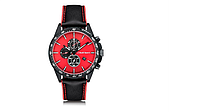 Чоловічий наручний годинник хронограф Audi Sport Chronograph, Mens, black/red 3101900400