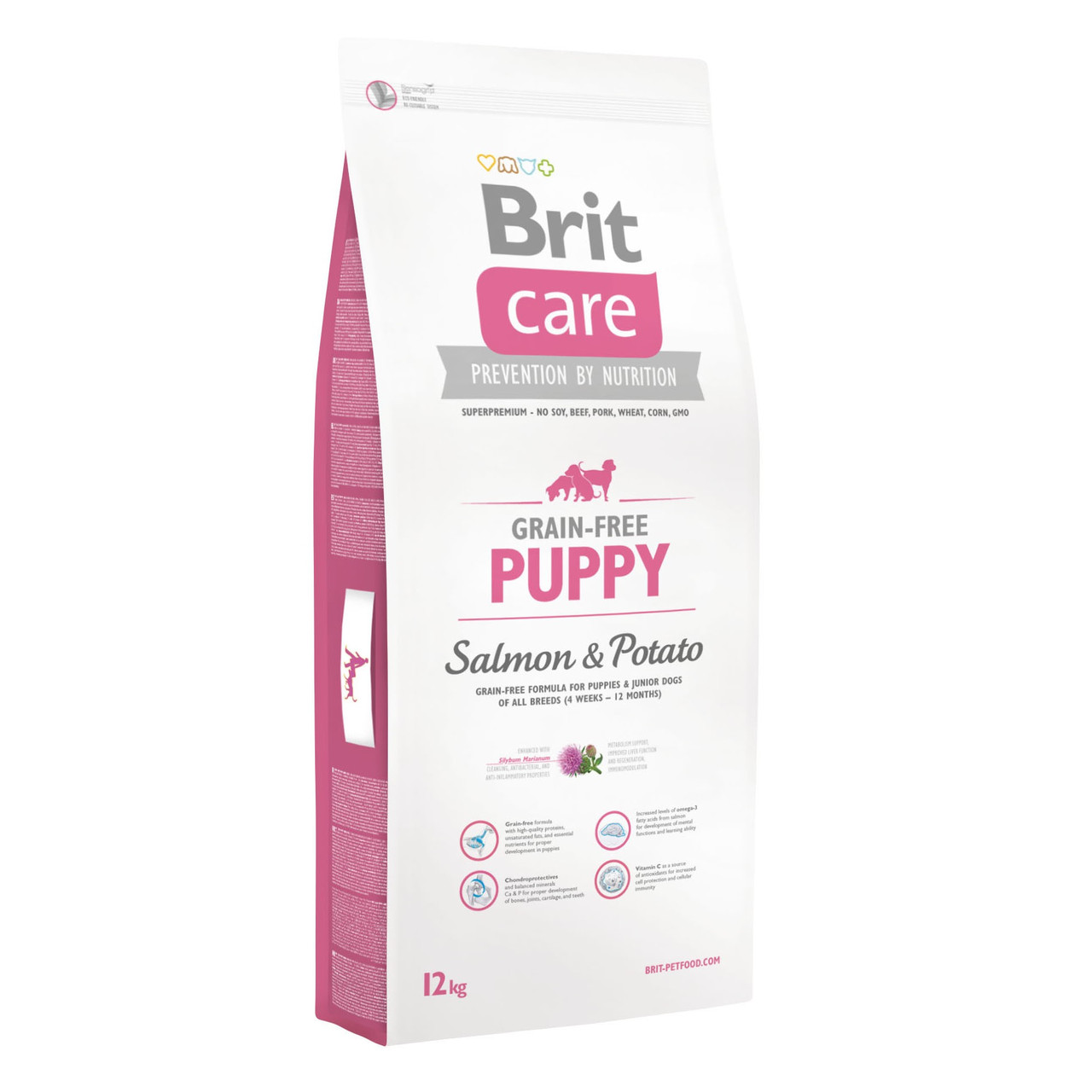 Корм Brit Care GF Puppy Salmon & Potato для цуценят малих і середніх порід 12 кг