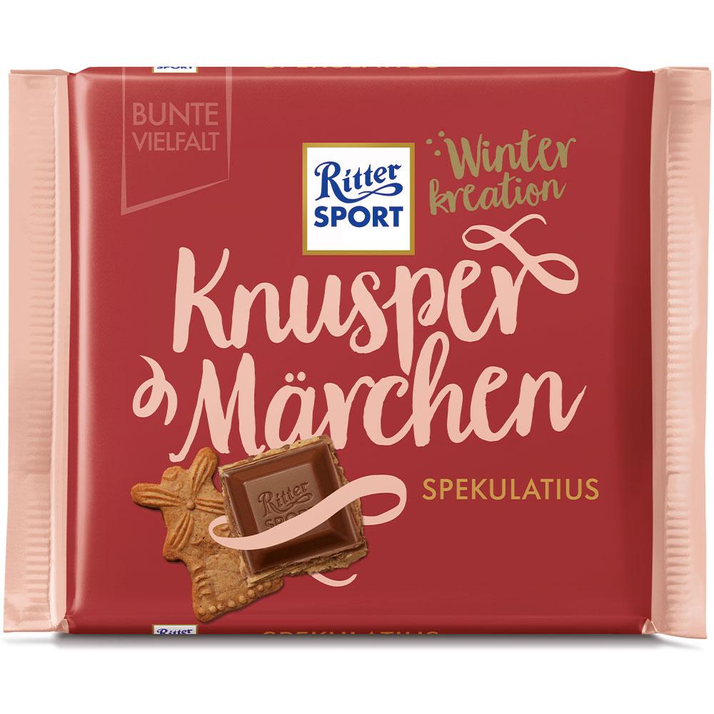 Шоколад Ritter Sport молочний з імбирним печивом 100г Німеччина