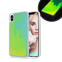 Чохол Neon Sand для Samsung J4 J400 2018 Green Yellow