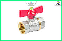 Кран шаровый 1/2'' вв кб Valve JG (для воды) BRAS 59