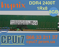 8GB DDR4 2400T Hynix 1Rx8 RAM PC4-19200U Оперативна пам'ять HMA81GU6AFR8N 2400U