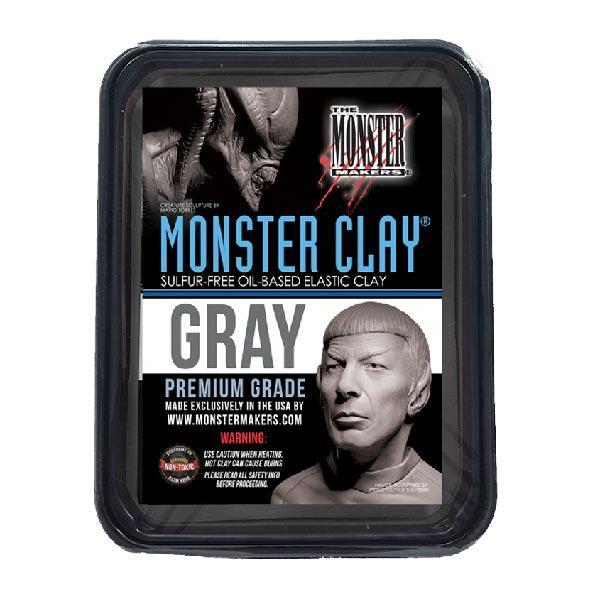 Monster Clay. Medium, сірий. Уп. 2,05 кг. (США) топ професійна полімерна маса для ліплення, заводська. Що перетоплюється