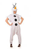 Сніговик «Холодне серце» карнавальний костюм для дорослих, фото 2