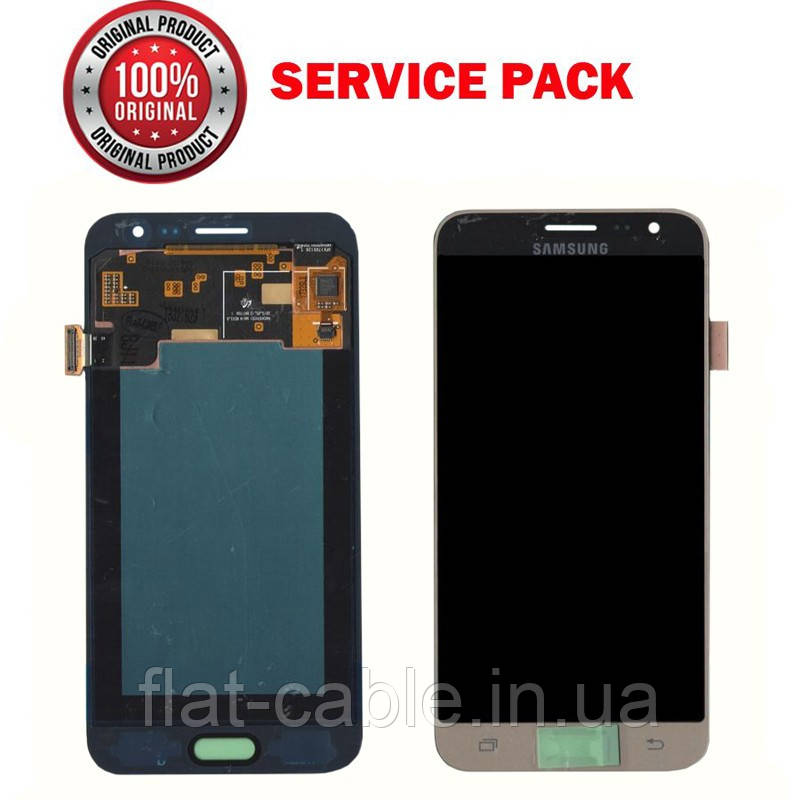 Дисплей + сенсор Samsung J320 Galaxy J3 2016 Золотистий Оригінал 100% SERVICE PACK GH97-18748B