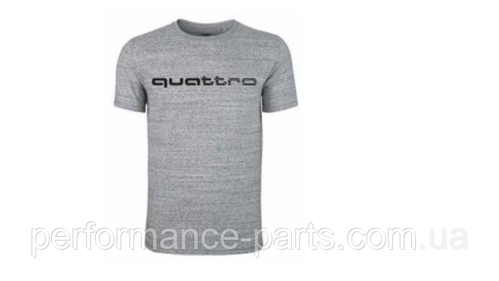Чоловіча футболка Audi quattro Mens T-Shirt, Grey, 3131701602