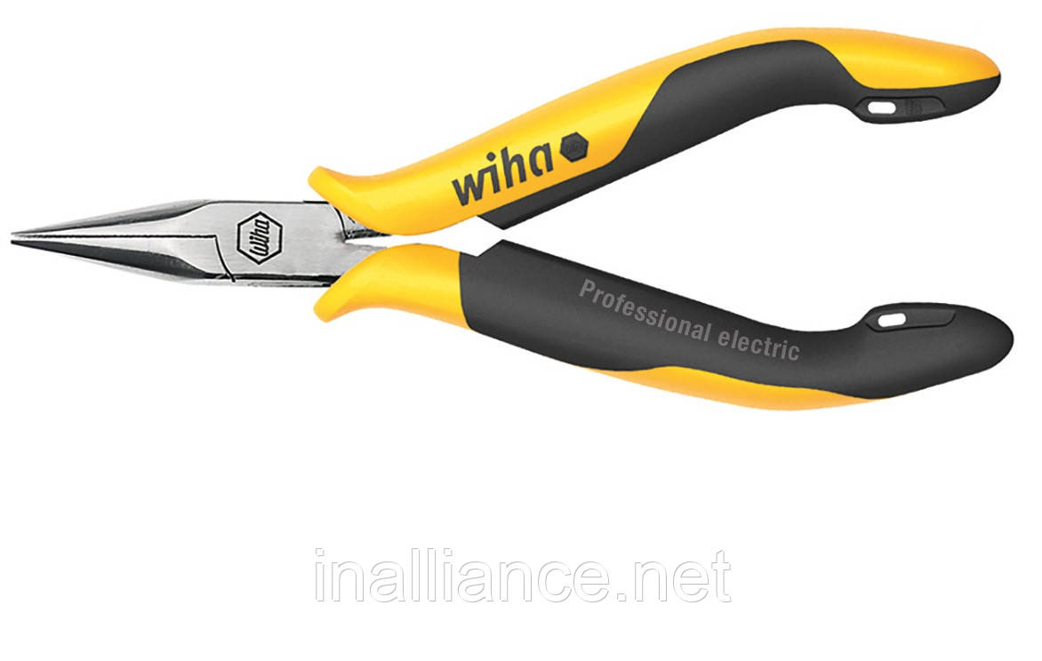 Плоскокруглогубці антистатичні 120 мм пряма головка Professional ESD Wiha 26799