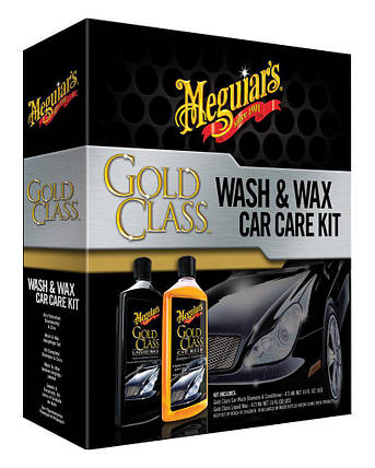 Набір для мийки та захисту авто - Meguiar's Gold Class Wash & Wax Car Care Kit (G9966EU), фото 3