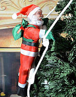 Новорічний декор "Санта Клаус на сходах" 60 см