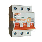 Автоматичний вимикач ВА 1-63 4,5 kA 1A 3P С