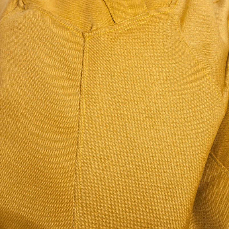 Крісло мішок Груша XXL ⁇ ріжок Queens MUSTARD, фото 3